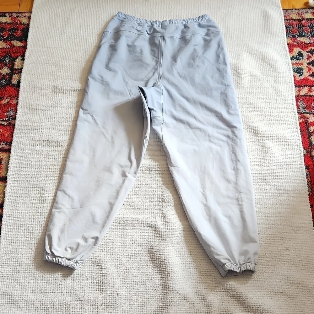 Lululemon LA Athletica  Super-high-rise blue linen ombre wash jogger